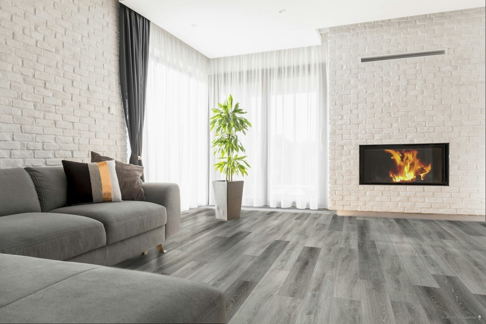 Purdue Gray Premium Vinyl Bodendielen